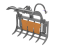 Rake_48_Option Gray_Angeled front LH_Open_Backshield.2